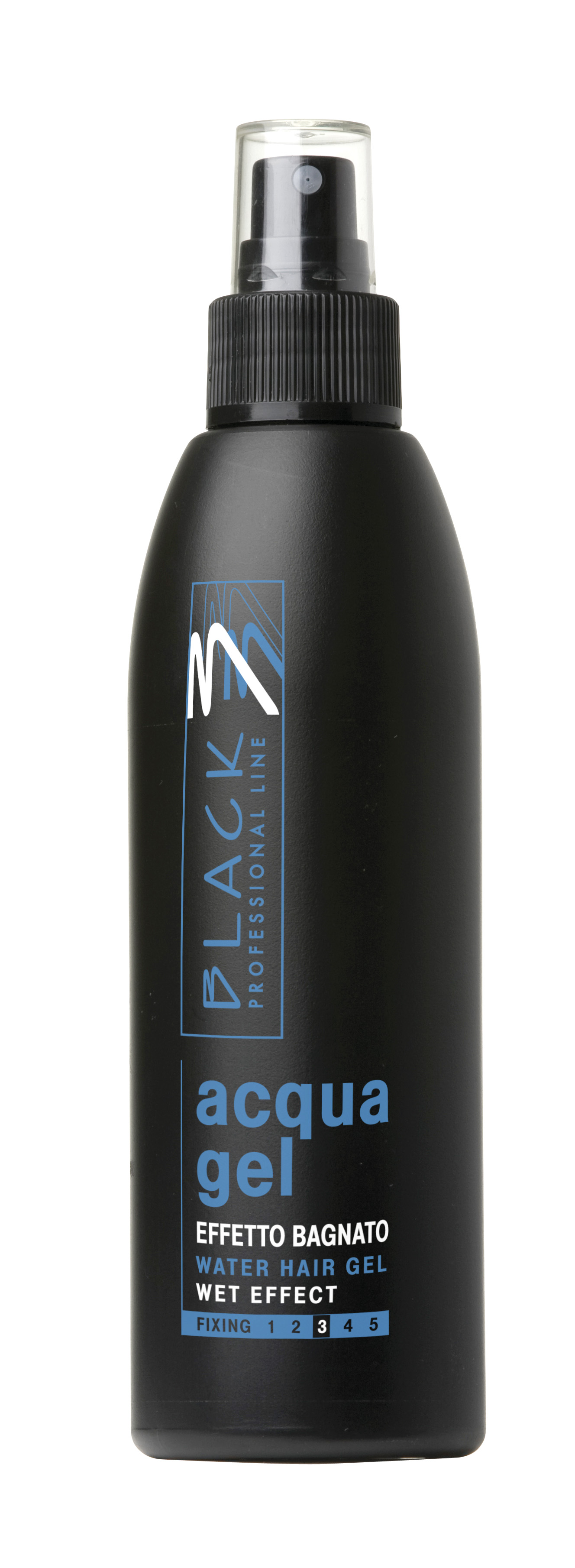 Black Water Hair Gel Wet Effect - Gel na vlasy s mokrým efektem 200 ml
